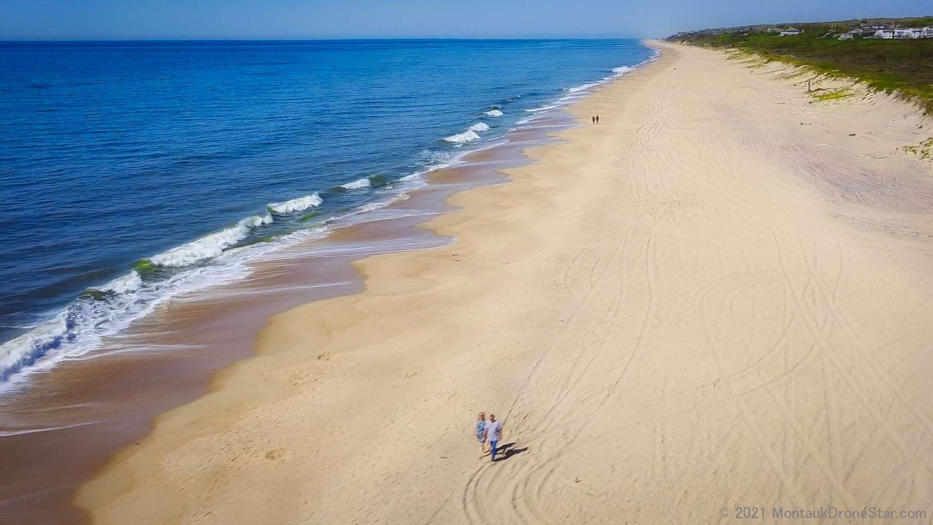 Montauk's beautiful ocean beach stretches for miles from Ditch Plains to Hither Hills